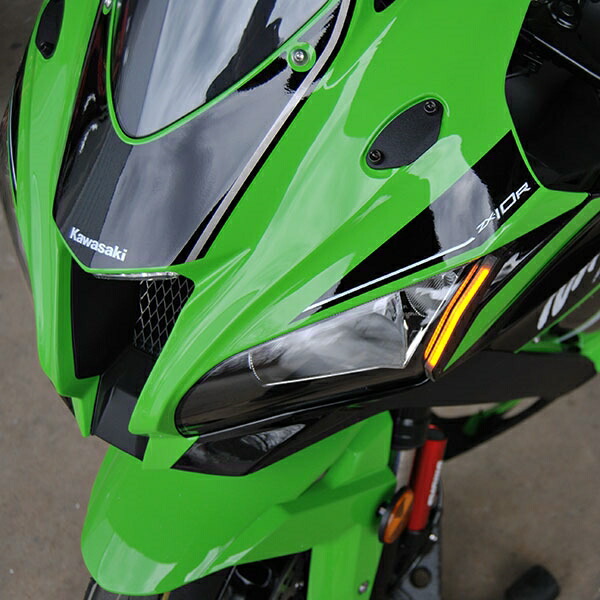 楽天市場】NewRageCycles LEDフロントウィンカー ZX-10R 16- ZX10-FS