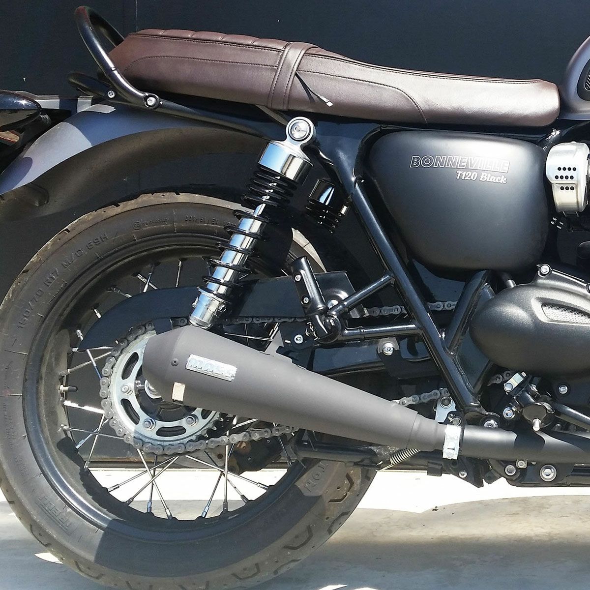 楽天市場】トライアンフ ボンネビルT100/T120 ステンレス Trombレトロ