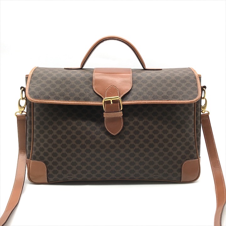 楽天市場】【中古】良品 CELINE セリーヌ マカダム トリオンフ 2WAY