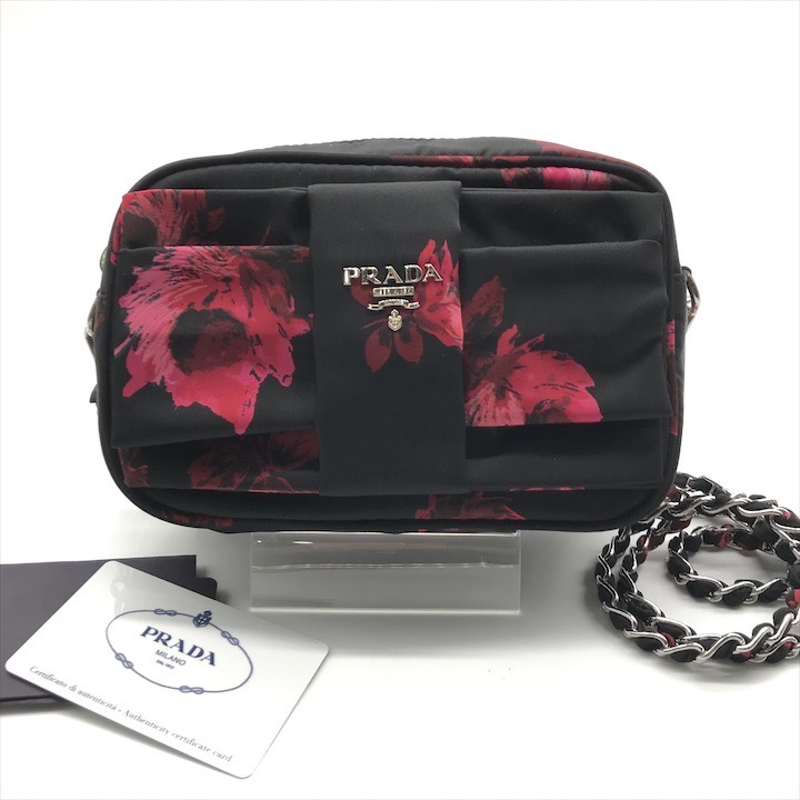 楽天市場】PRADA プラダ ショルダー（柄花・植物）（バッグ・小物
