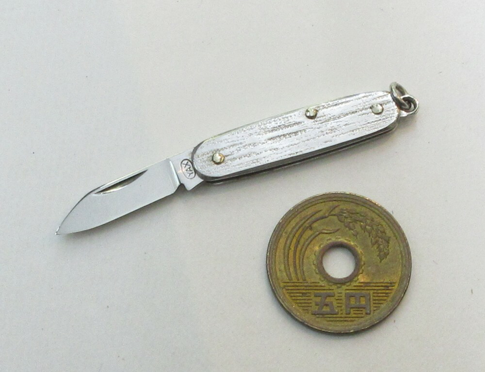 楽天市場】藤本ナイフ製作所 ミニチュアナイフ 豆大1丁出 石目ハンドル