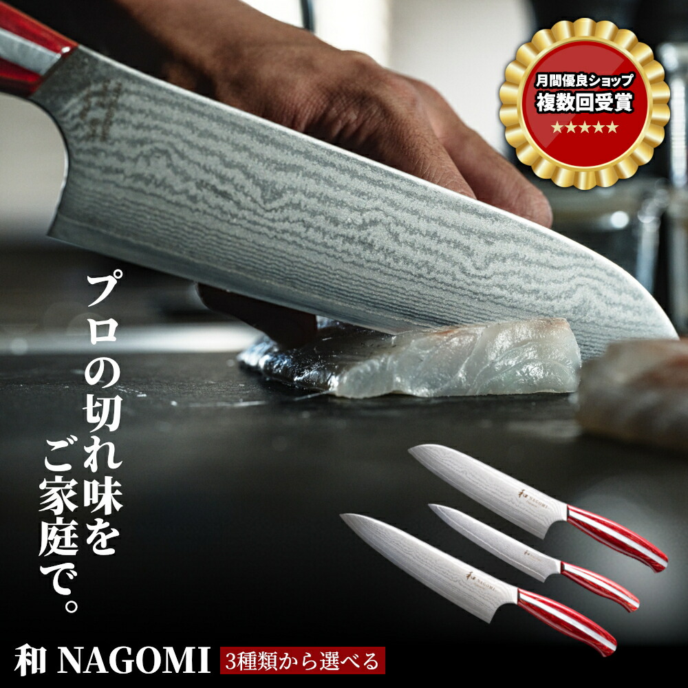 三星刃物 和 NAGOMI 包丁 2本セット(三徳 ペティ) (包丁) 価格比較