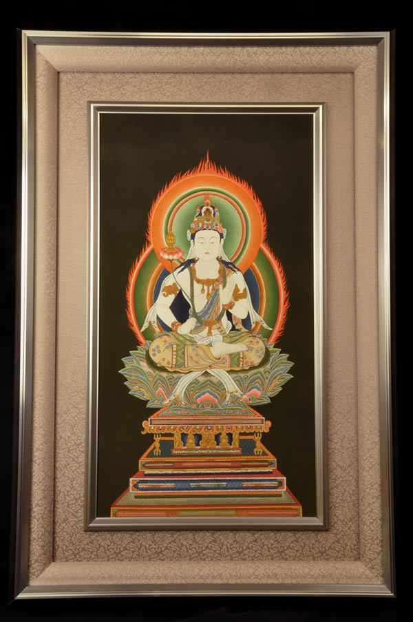 楽天市場】肉筆仏画 弥勒菩薩 : 仏像仏画チベット美術卸の天竺堂