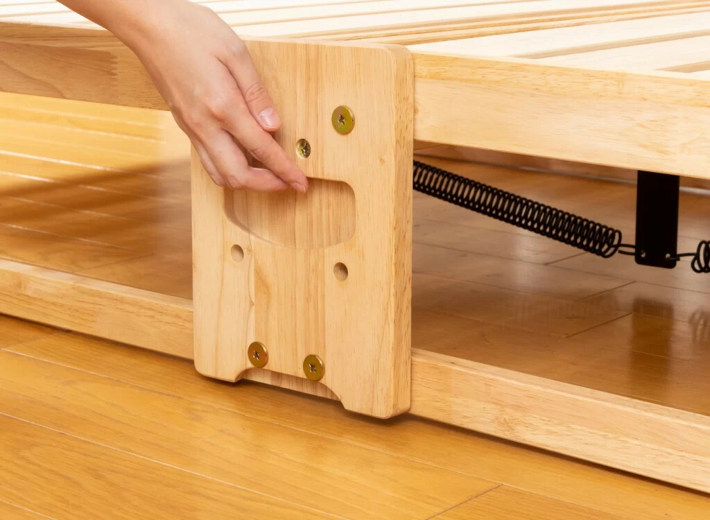 楽天市場】中居木工 折りたたみ ひのきスノコベッド ハイタイプ 日本製