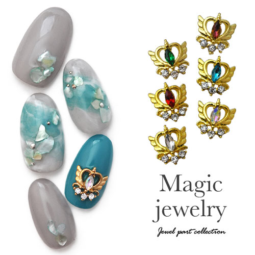 楽天市場】コンパクトミラージュエリー 2個 魔法 クリスタル ネイル