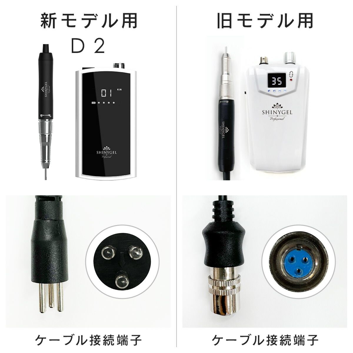 楽天市場】SHINYGEL Professional：ポータブルネイルマシン用 ハンド