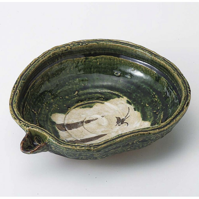 楽天市場】織部 片口 飛燕 盛鉢 大鉢 織部焼 伝統 美濃焼 日本製 陶器