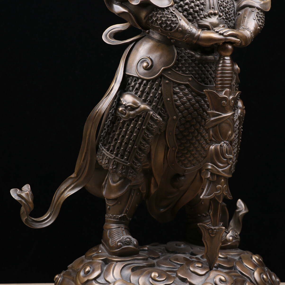 楽天市場】【銅彫刻】 韋駄天 仏教美術 仏像 仏教工芸品 お寺 オーダー
