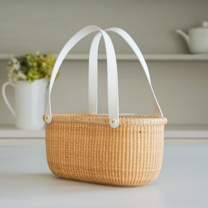 楽天市場】【リナズスタイル】ナンタケットバスケット・バントレイ(深