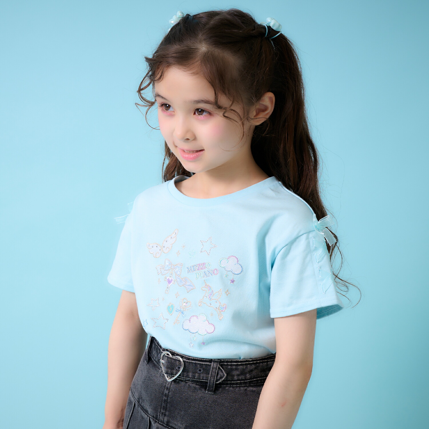 楽天市場】メゾピアノ(mezzo piano)エンジェルモチーフ 半袖Tシャツ