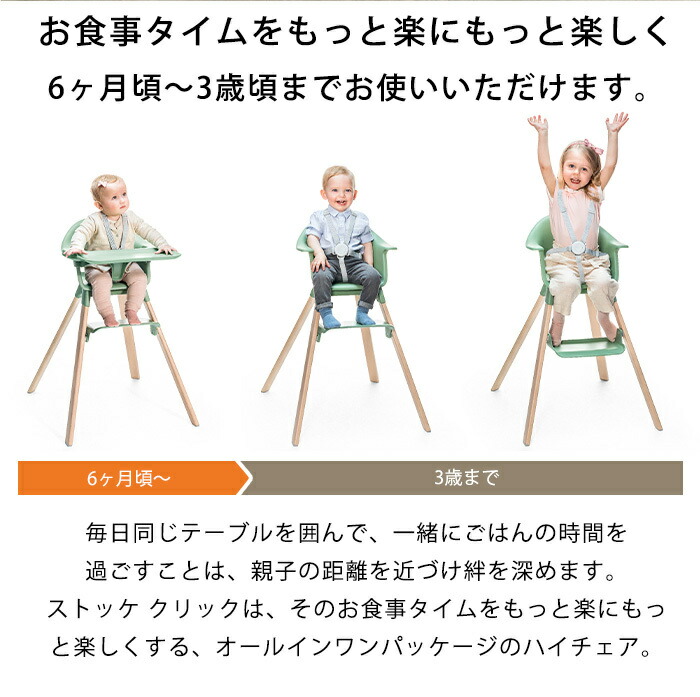 楽天市場】【レビュー特典付き】 ストッケ クリック フィヨルドブルー