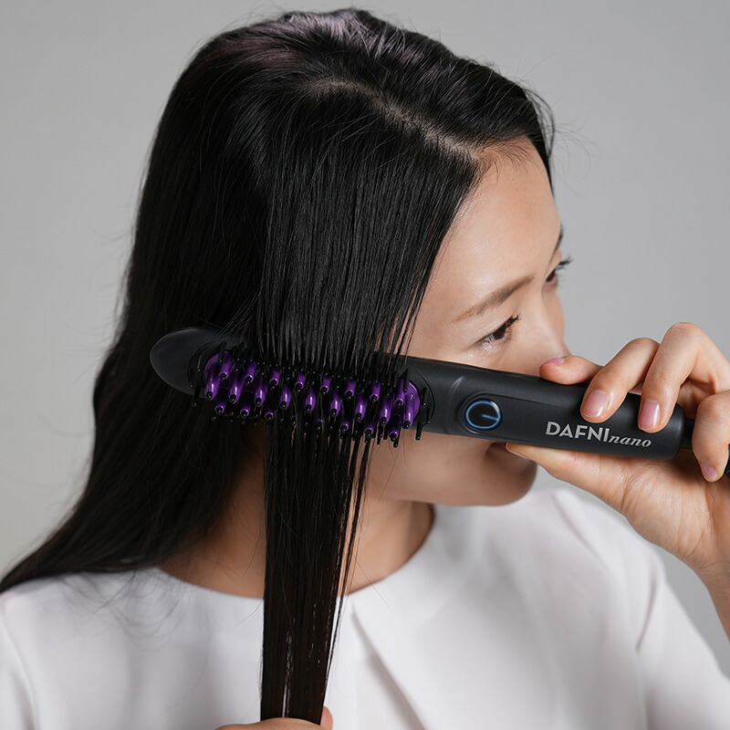 楽天市場】DAFNI ダフニ DAFNI nano ヘアアイロン ヒートブラシ ブラシ