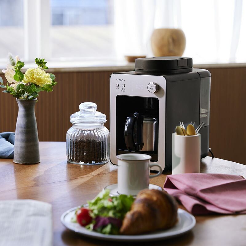 楽天市場】【正規販売代理店】 siroca シロカ 全自動コーヒーメーカー
