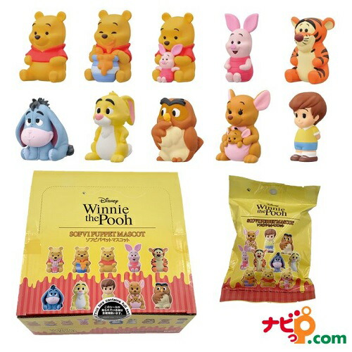 楽天市場】エンスカイ くまのプーさん ソフビパペットマスコット【1BOX