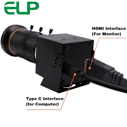 楽天市場】ELP 4K USB HDMI USBカメラ マニュアルズームウェブカメラ