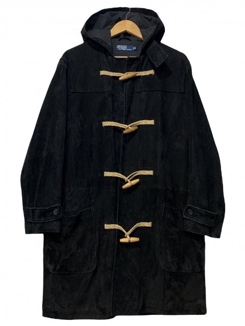 楽天市場】90s Polo Ralph Lauren Sheepskin Suede Duffel Coat 黒 M