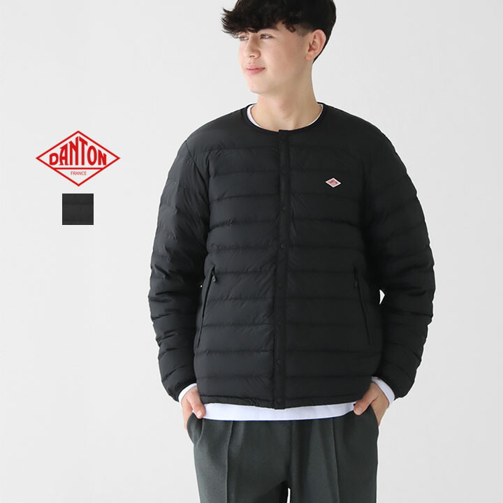 楽天市場】DANTON ダントン｜メンズ クルーネック インナーダウン
