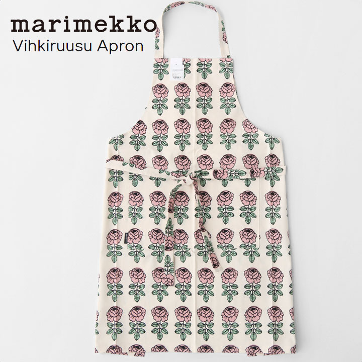 楽天市場】marimekko(マリメッコ) Vihkiruusu エプロン(52249-73375