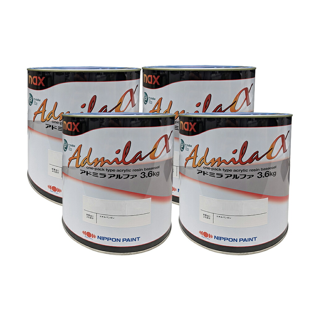 楽天市場】日本ペイント アドミラ アルファ 320ホワイト 3.6kg + 611