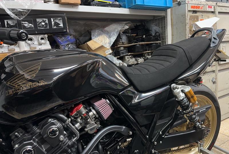 楽天市場】ホンダ CB400SF CB400SB シート ローダウン カスタム