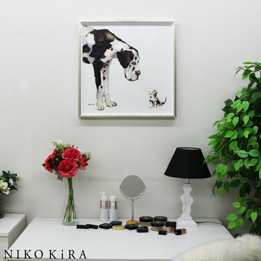 楽天市場】【100円OFFクーポンあり】 絵画 アート オイル ペイント 犬