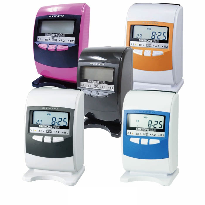 楽天市場】タイムレコーダー ニッポー タイムボーイ8プラス 選べる5色