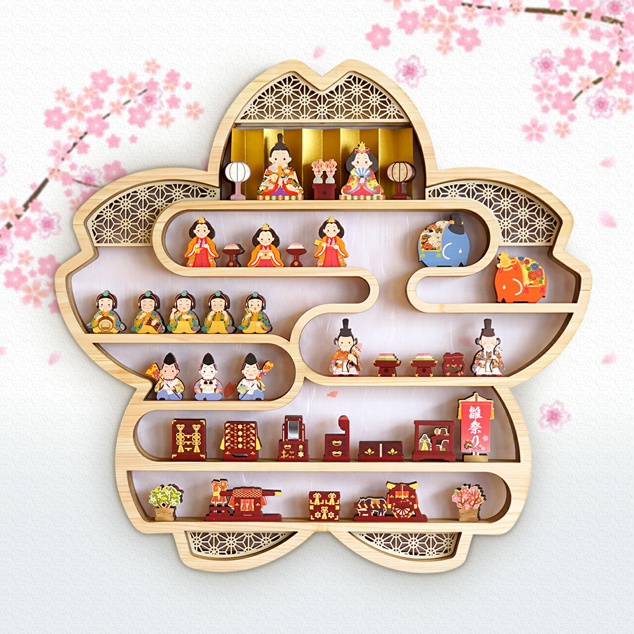 楽天市場】【送料無料】【春色のおひなちゃん・SAKURA 咲く