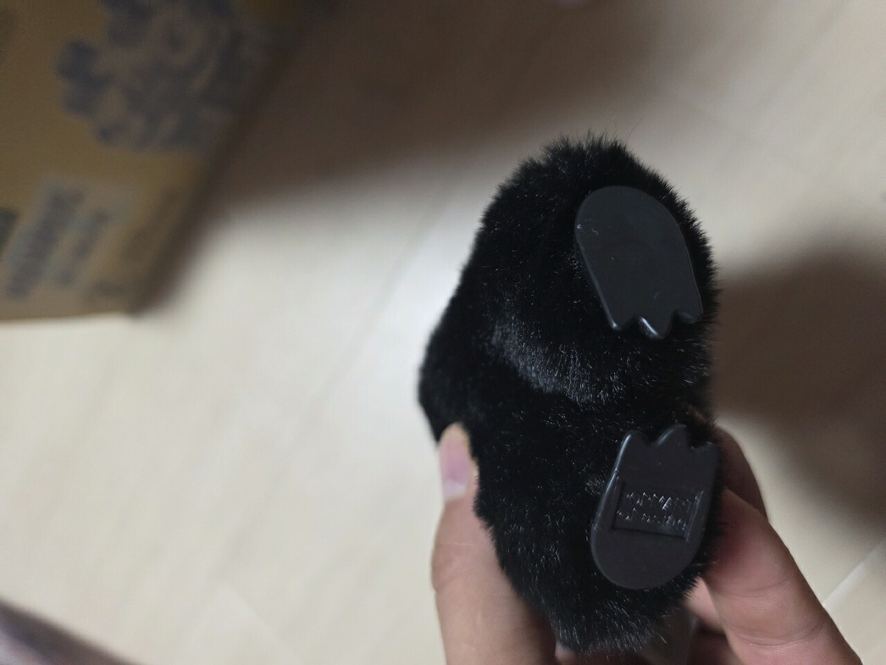 楽天市場】ぬいぐるみ ペンダント 黒 ブラック ラブブ らぶぶ ケース