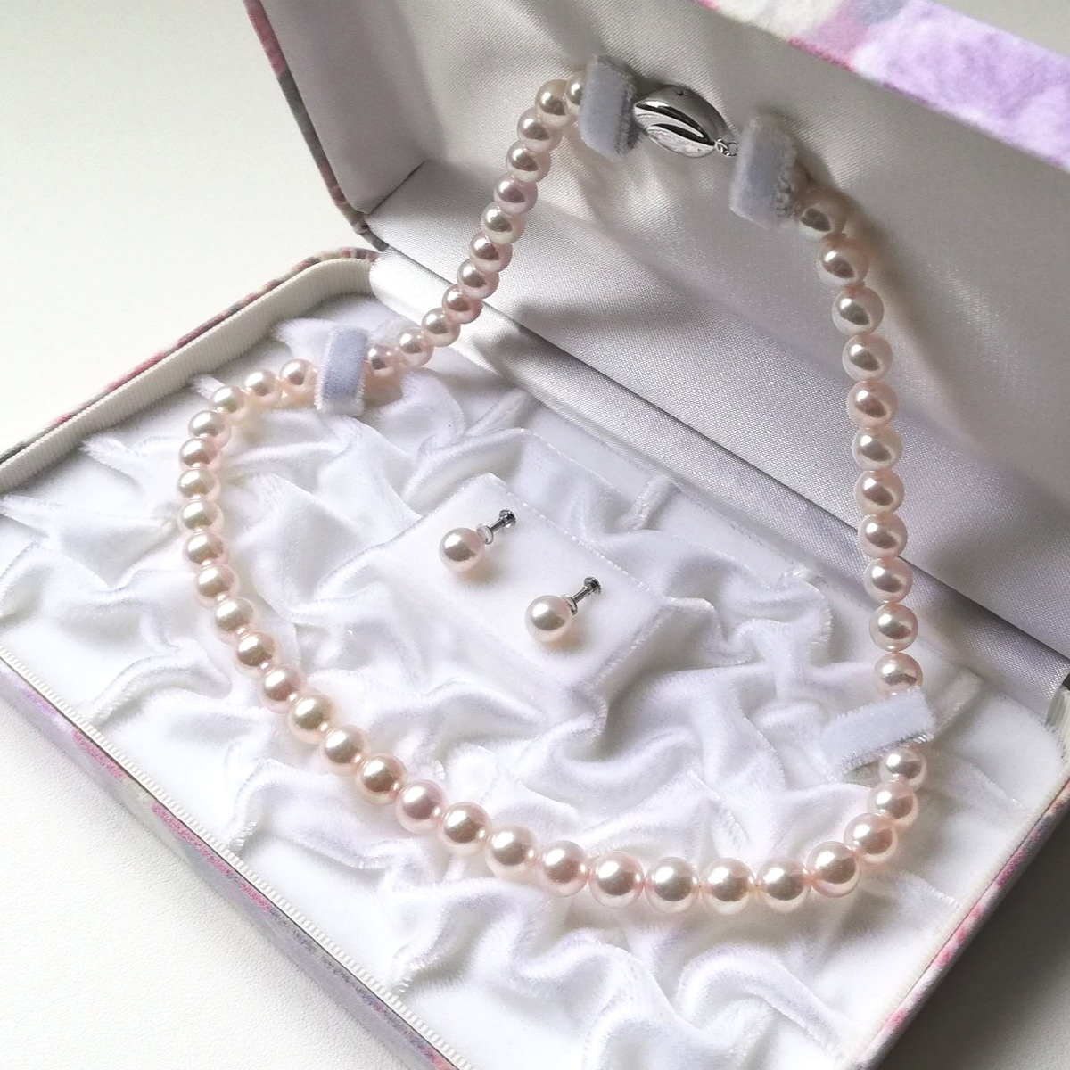 楽天市場】伊勢志摩産アコヤ本真珠 ネックレス イヤリングまたはピアス