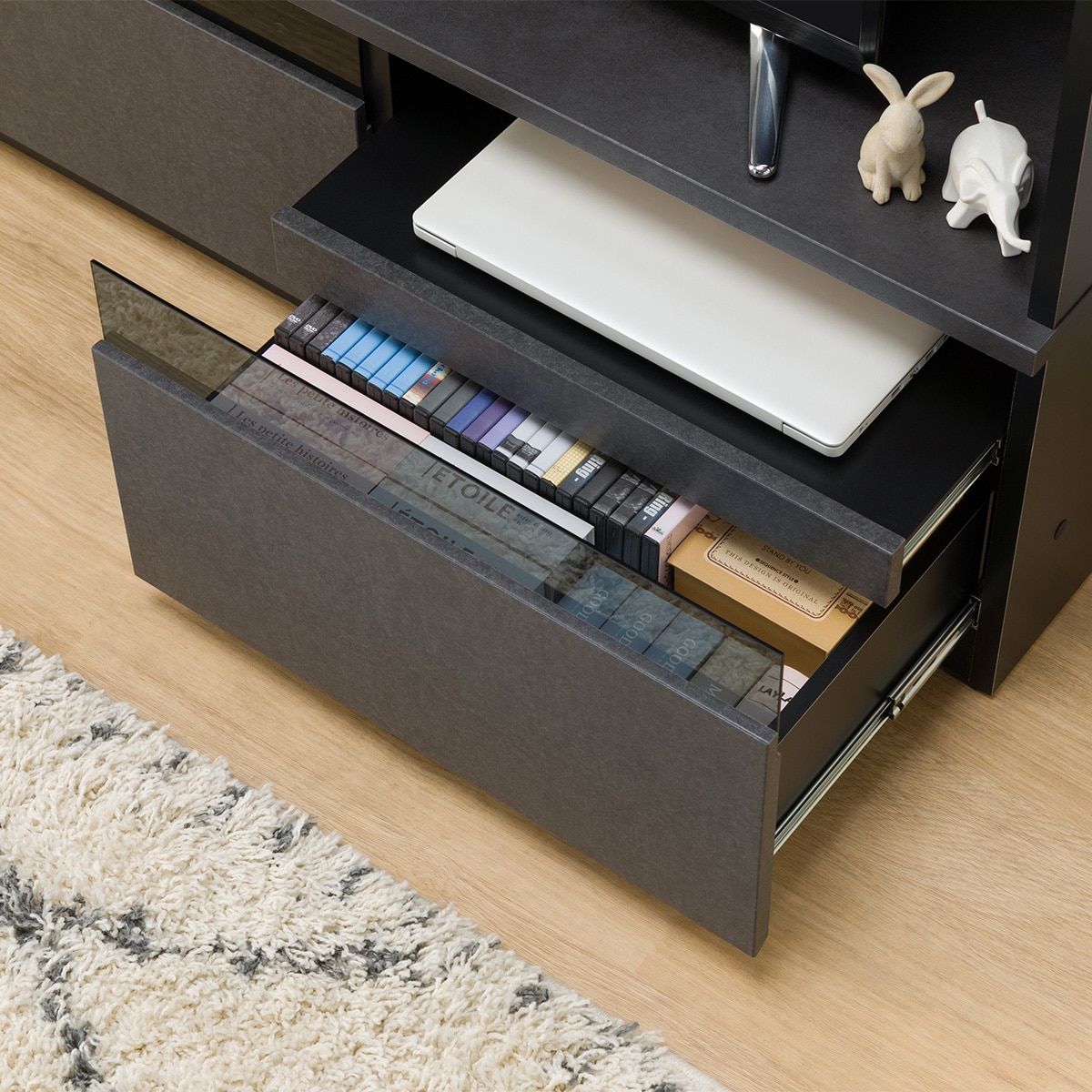 楽天市場】テレビボード ハイタイプ (ポルテ UF01 180) ニトリ 【配送