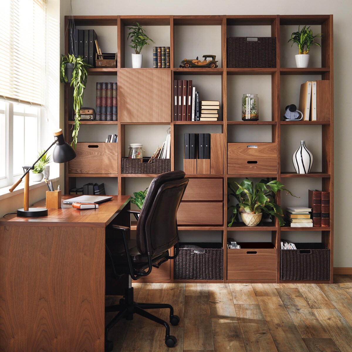 楽天市場】[幅38cm] 壁面ユニット 追加パーツ (コネクト 引出し2段BOX