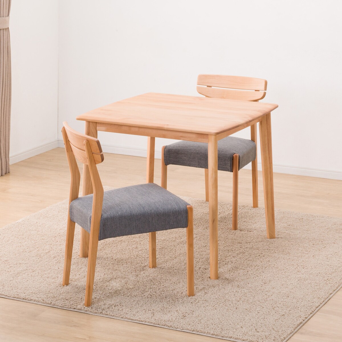 楽天市場】ダイニングテーブル3点セット (DTアルナスDF80LBR