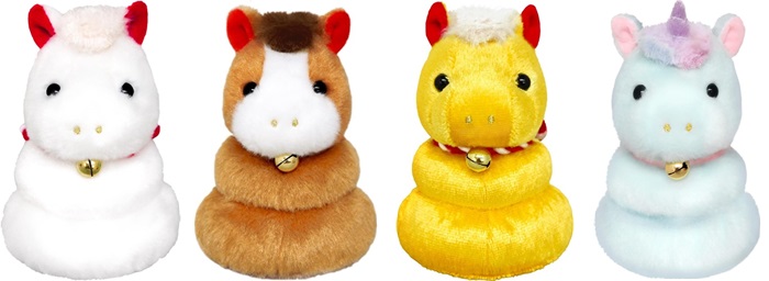 楽天市場】2026年干支ぬいぐるみ うまもっち 白・茶・金・ユニコーン 4
