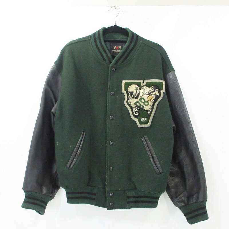 楽天市場】【中古】VAN | ヴァン スタジャン JW-10506 80s グリーン