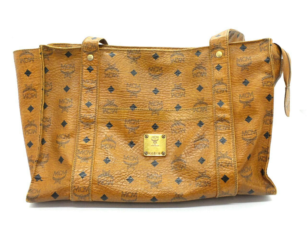 楽天市場】【中古】MCM レザートートバッグ 