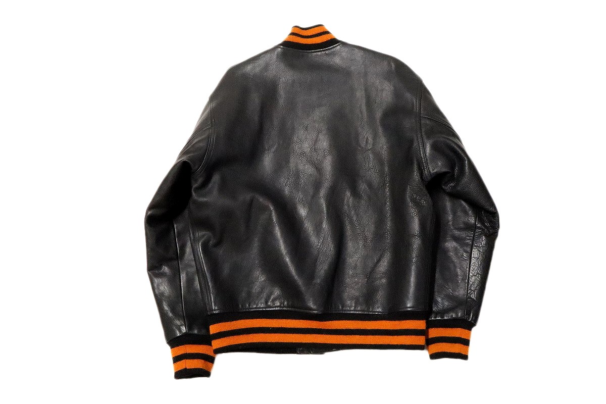 楽天市場】【中古】WACKO MARIA LEATHER VARSITY JACKET 20AW