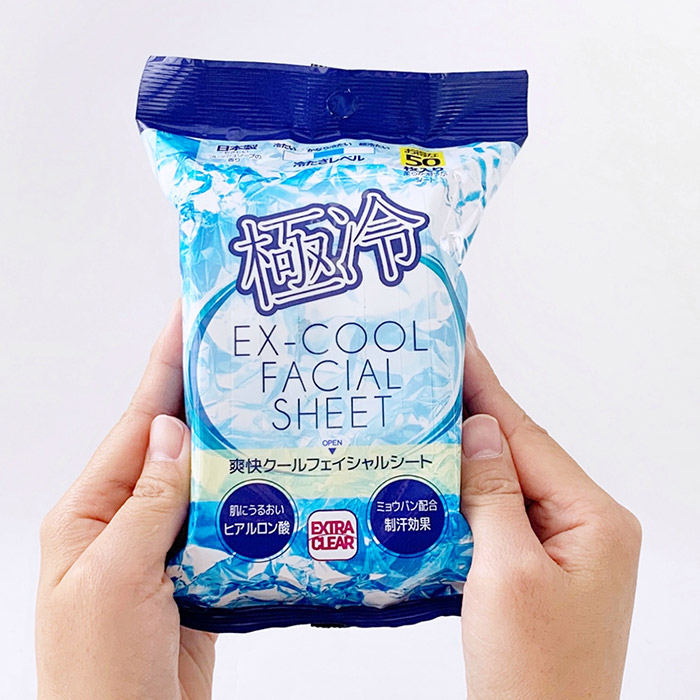楽天市場】爽快クールフェイシャルシート 50枚入 48個セット(1c/s