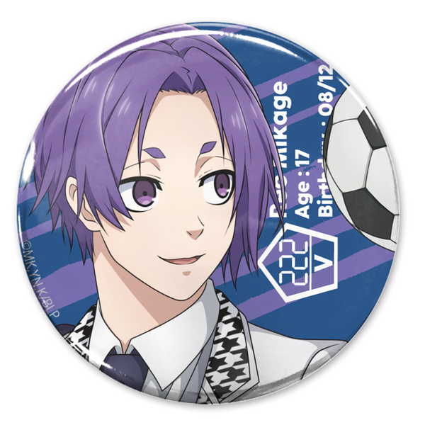 楽天市場】ブルーロック 缶バッジ 描き下ろし 御影玲王 : O-TRAP