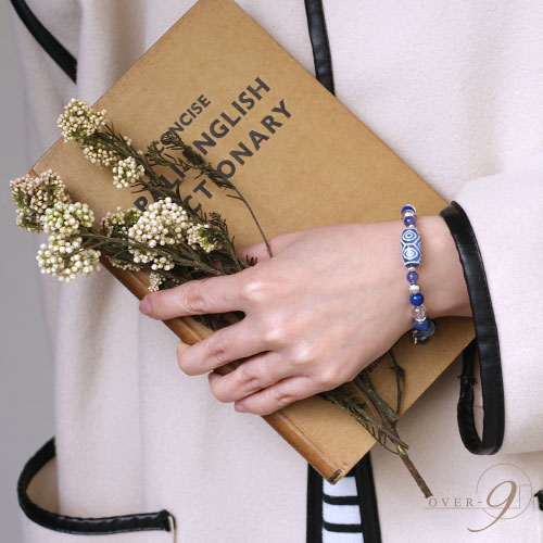 楽天市場】【Tempest〜嵐〜 『老玉髄 青 龍眼天珠ブレスレット