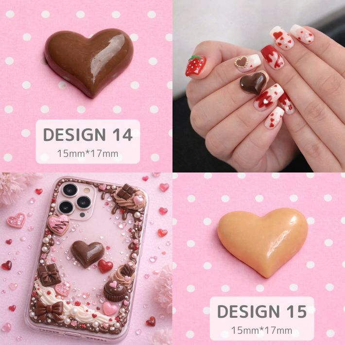 楽天市場】ポイント5倍ネイルパーツ チョコレート お菓子 2個