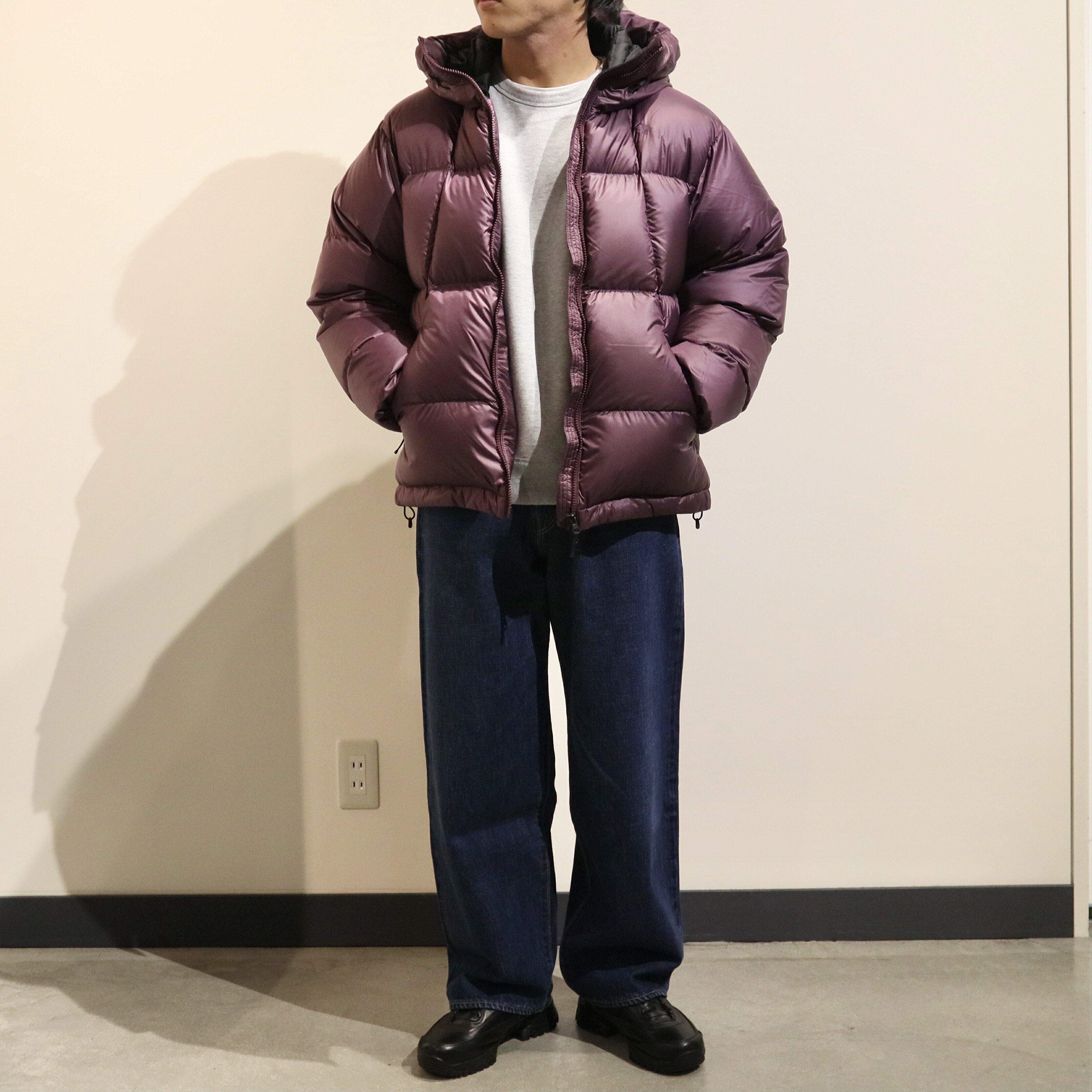 新品ゴールドウィンパーカー紫