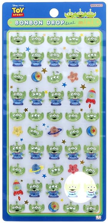 楽天市場】サンスター文具 ディズニー シール 立体 ボンボンドロップ