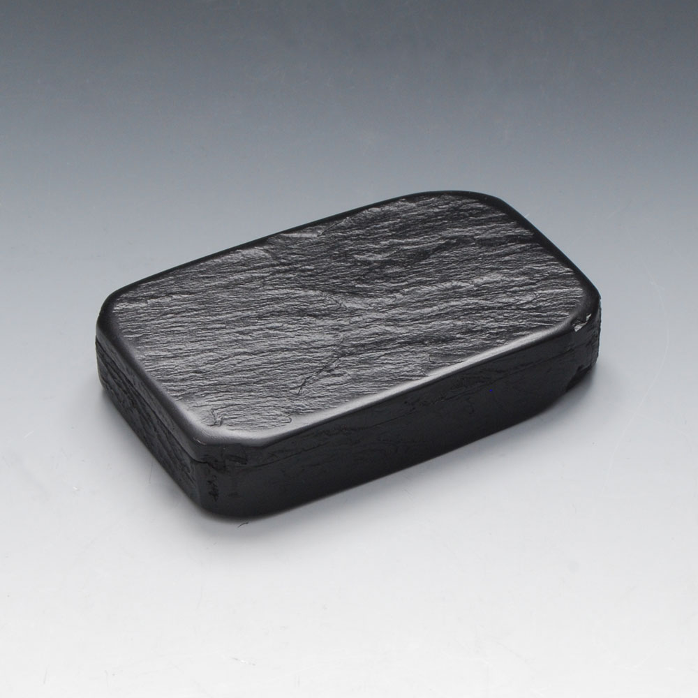 楽天市場】雄勝硯 天然共蓋四平 雄勝石 玄昌石 天然石 黒 伝統的工芸品