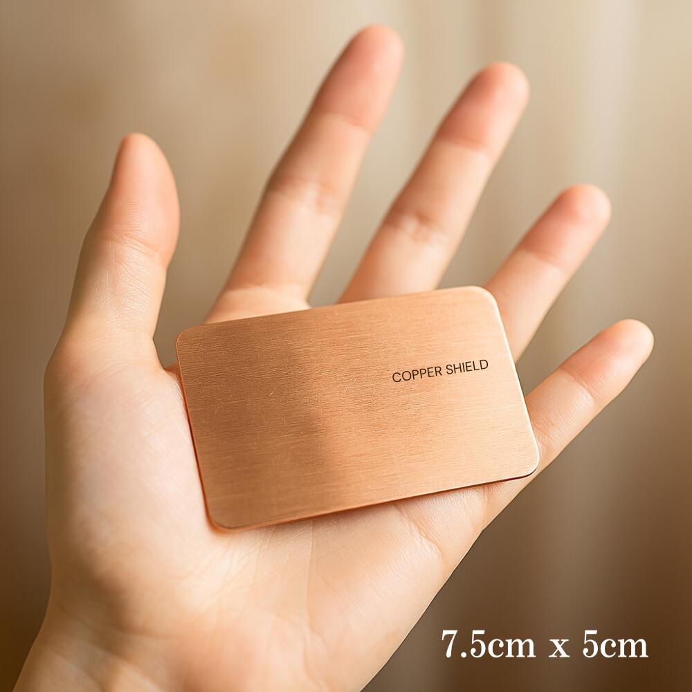 楽天市場】純銅カード 銅製 Copepr Shield お守り 癒し 快眠