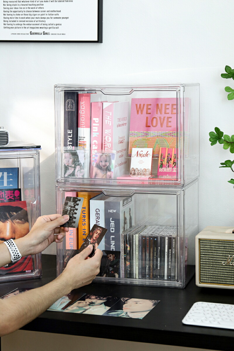 楽天市場】アクリル収納ケース アクリル 透明 CDラック 推し活