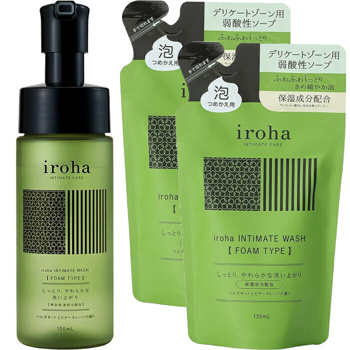 楽天市場】iroha デリケートゾーン 泡ソープ INTIMATE WASH FORMTYPE