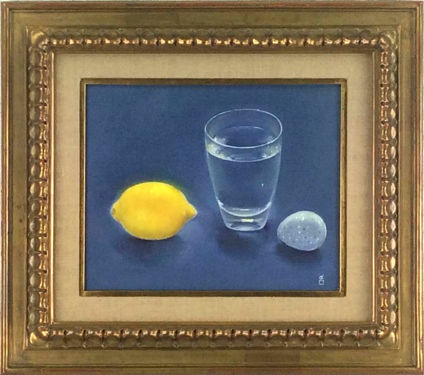 小館善四郎(太宰治の義理の兄) 檸檬油絵 小館善四郎(太宰治の義理の兄