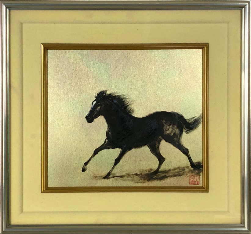 楽天市場】久保田政子 「耀」 色紙に油彩 : 小野画廊