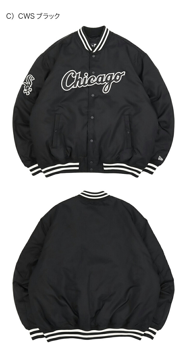 楽天市場】ニューエラ ジャケット NEW ERA スタジャン 中綿 NY LA MLB