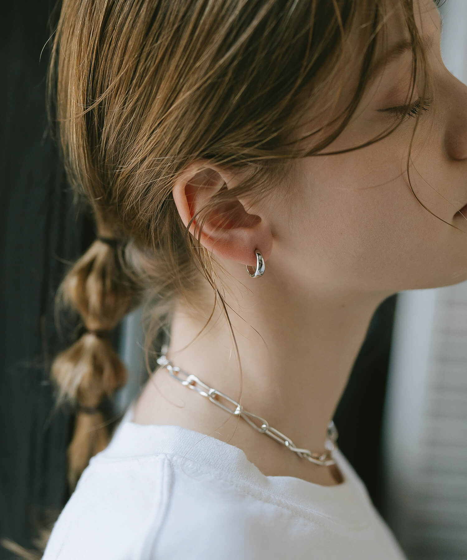 楽天市場】フープピアス シルバー 金属アレルギー 対応 ピアス フープ